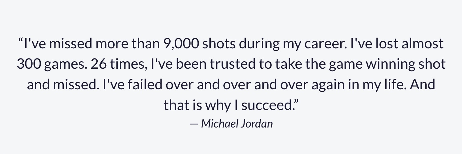 Michael Jordan's quote